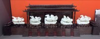五虎上将大摆件