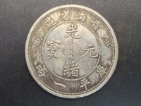 青海省造光绪元宝库平一两