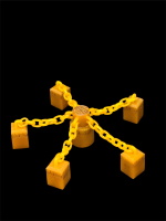 乾隆六連田黃印章