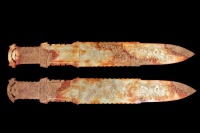 戰國和田玉文武雙劍