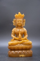 清代壽山石觀音