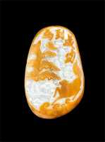 马到成功和田玉雕摆件