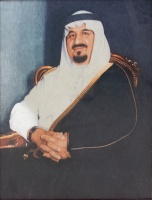 双面苏绣沙特王室人物肖像